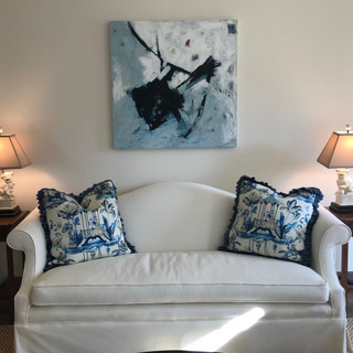 My artwork in a beautiful Chattanooga home