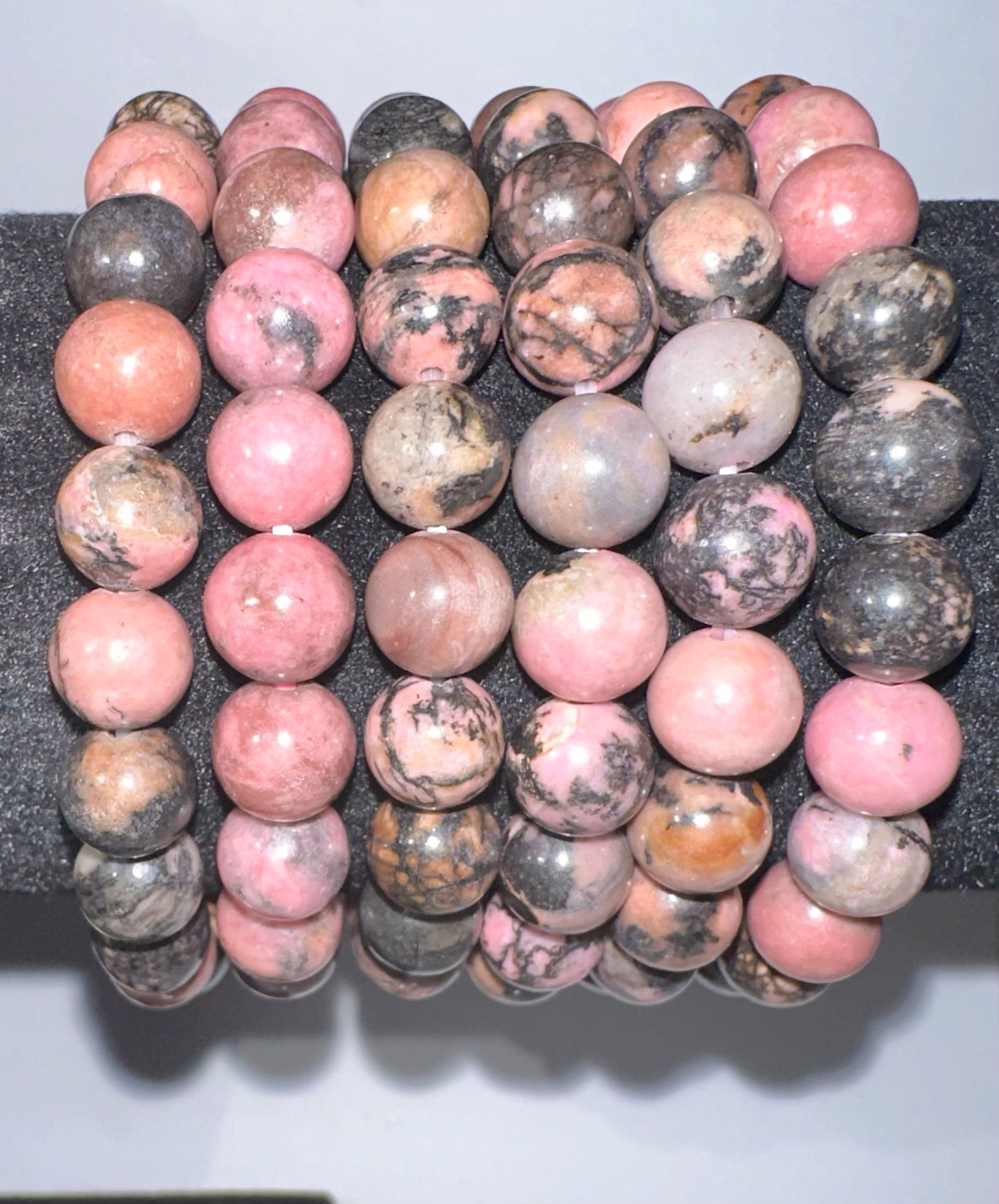 Rhodonite Beaded Bracelet