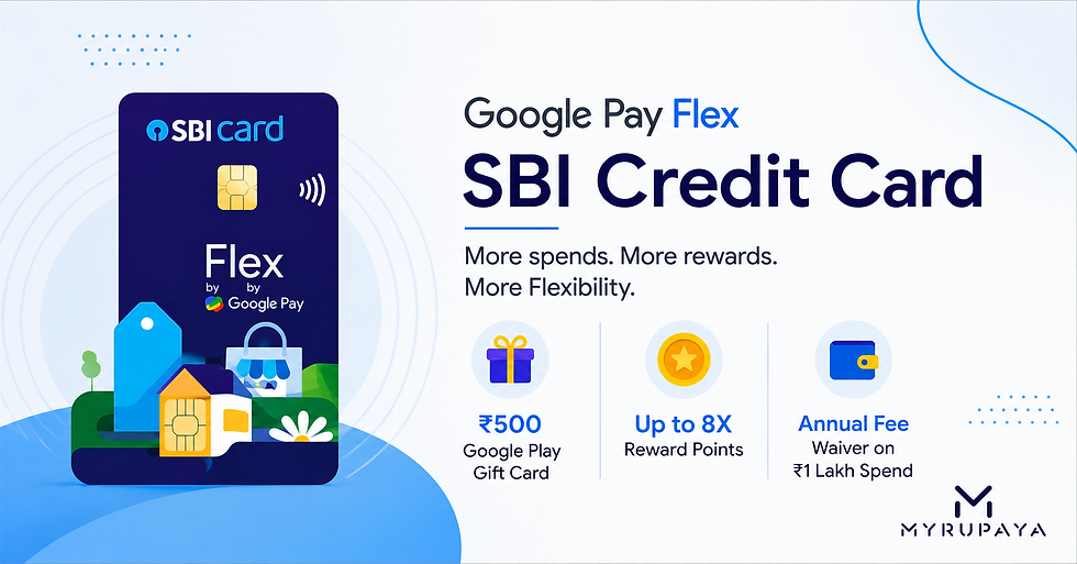Google Pay Flex SBI Credit Card 2026: Benefits, Cashback, Fees, Eligibility & Rewards