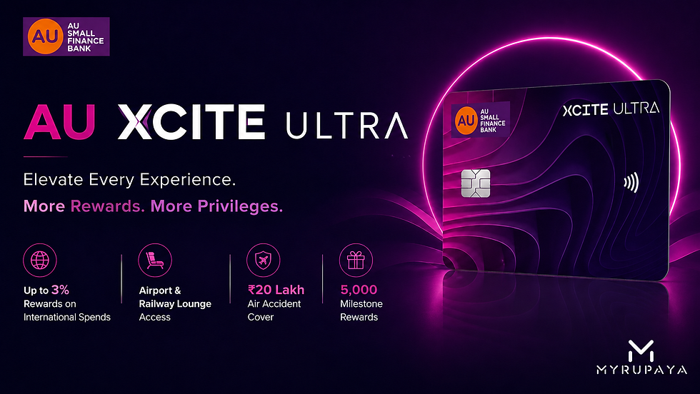 AU Xcite Ultra Credit Card