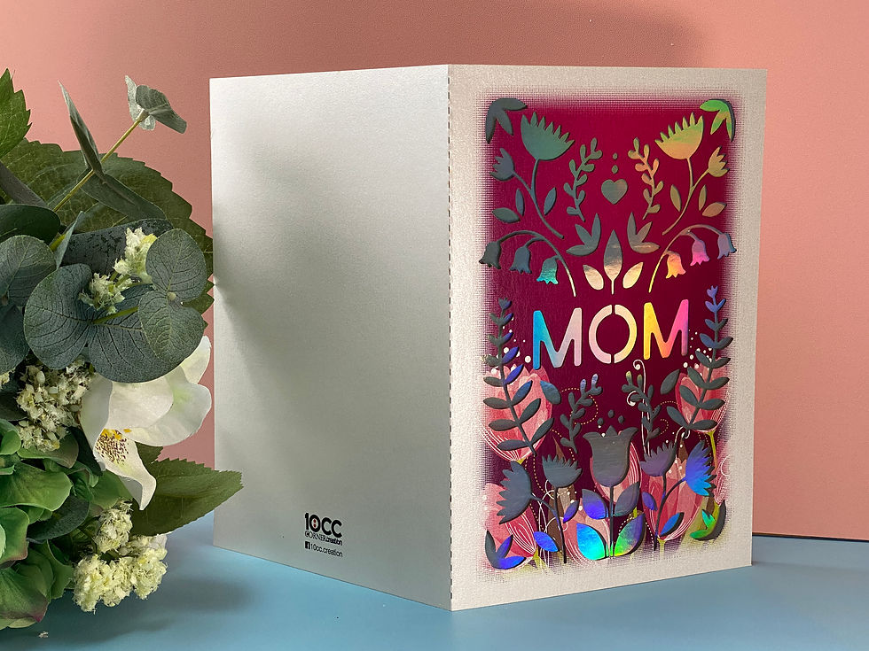 Thumbnail: Mother’s Day Card (Laser Garden) ~ C.M.ver.