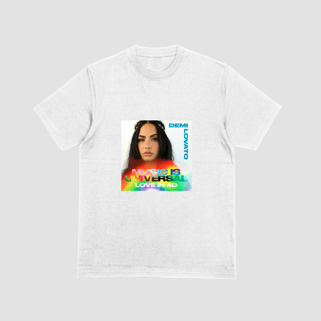 camiseta Demi Lovato love in 4d