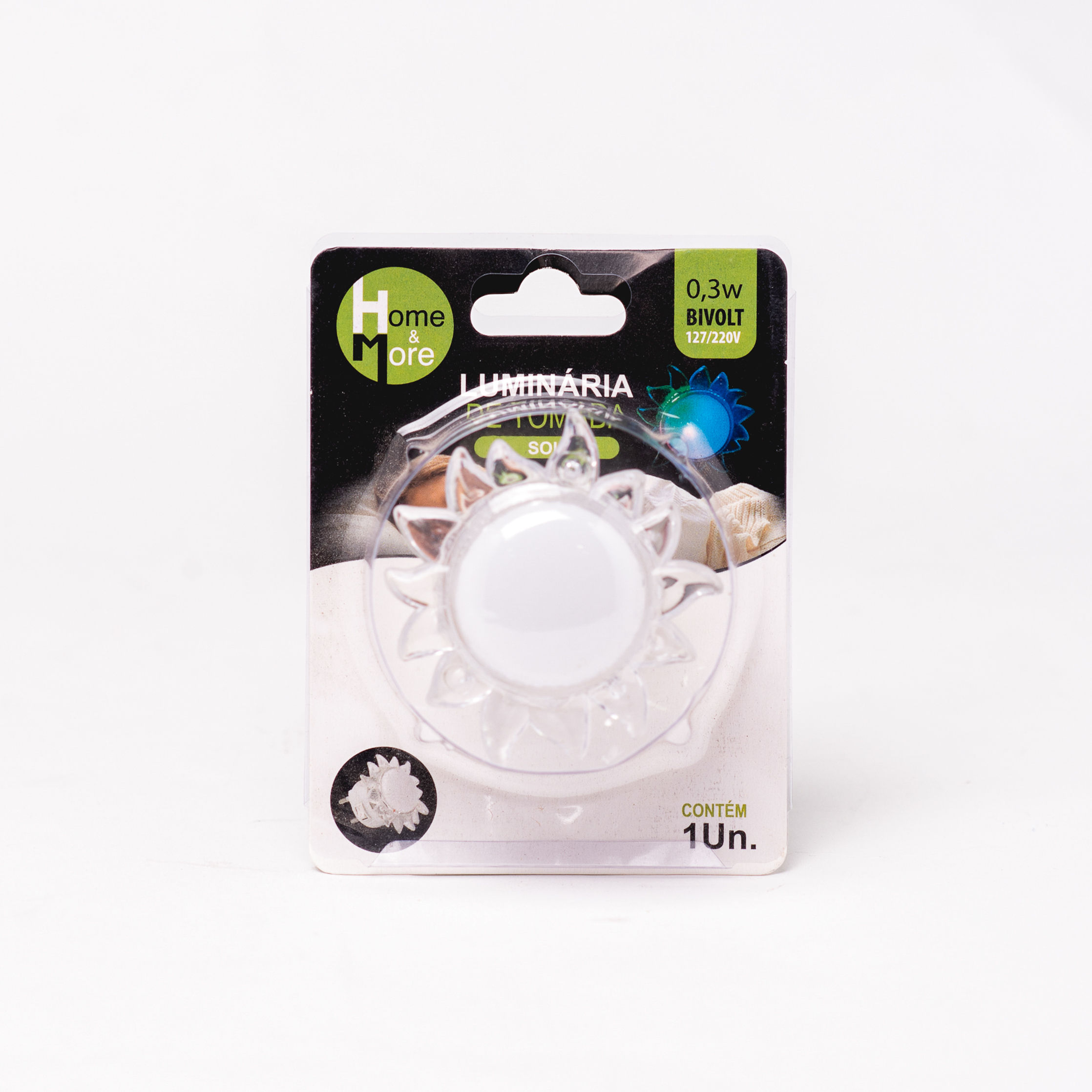 Luminária de Tomada Sol 0,3W - HOME & MORE