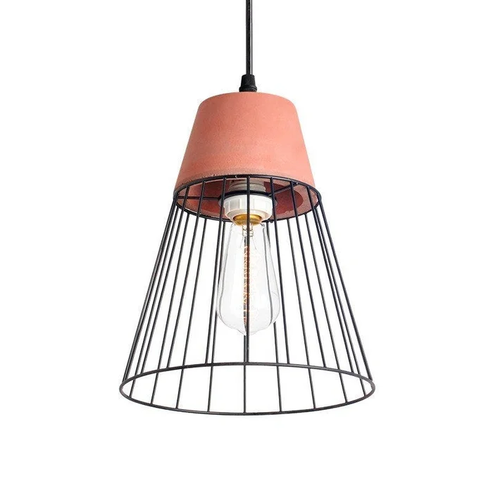 Lustre Pendente Preto E27 Bivolt Preto - AVANT
