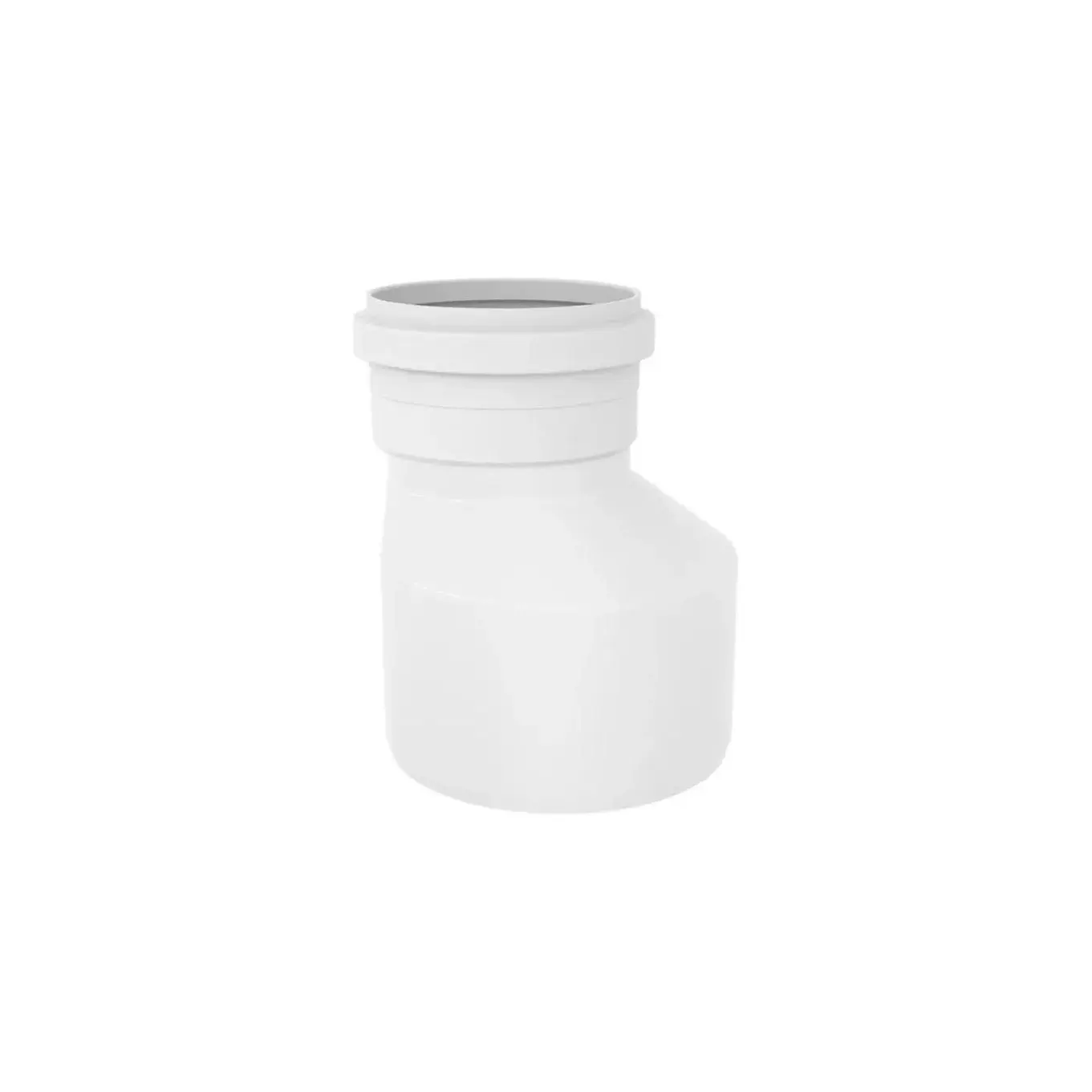 Redução Excêntrica De Esgoto 100x75mm Pvc Branco