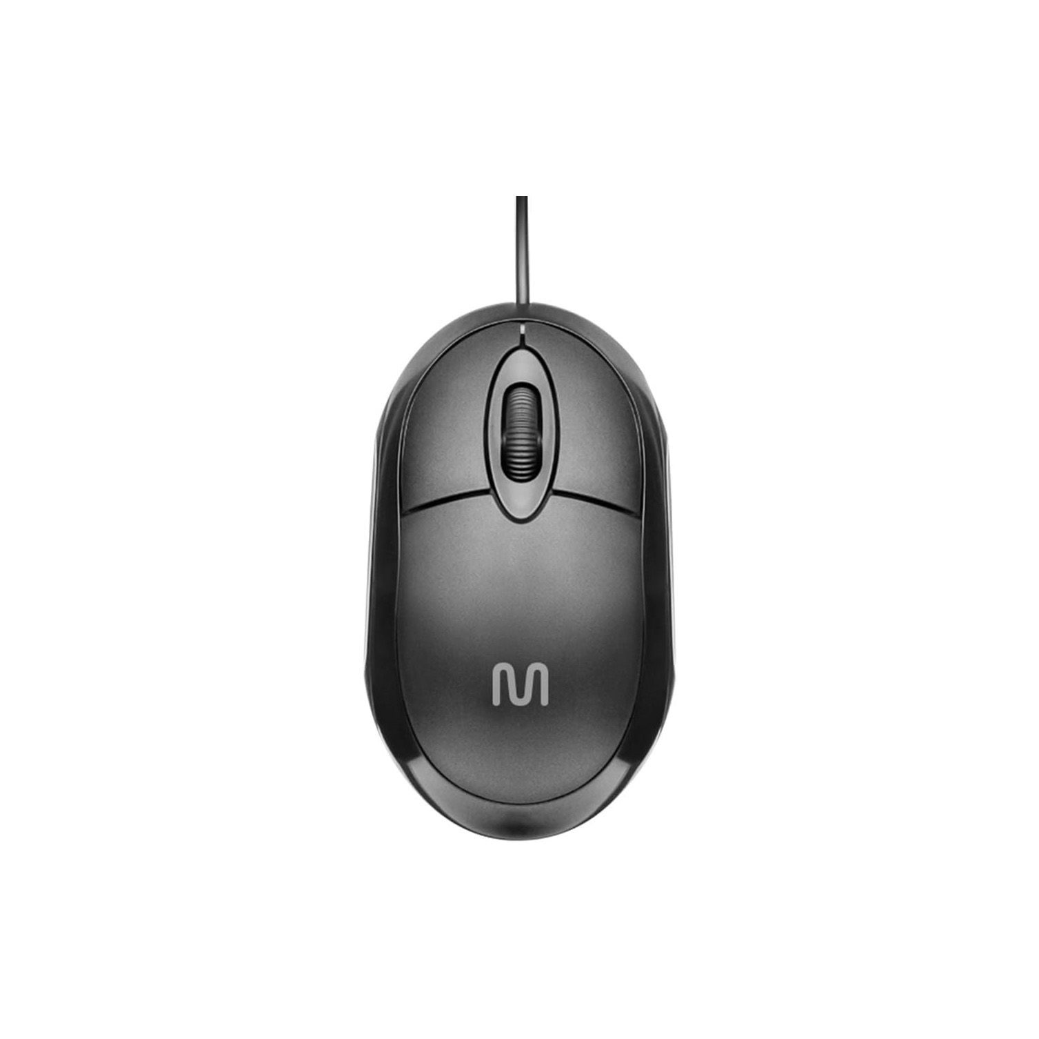 Mouse com Fio Multi Classic 1200 DPI com Design Compacto e Cabo de 1,2m