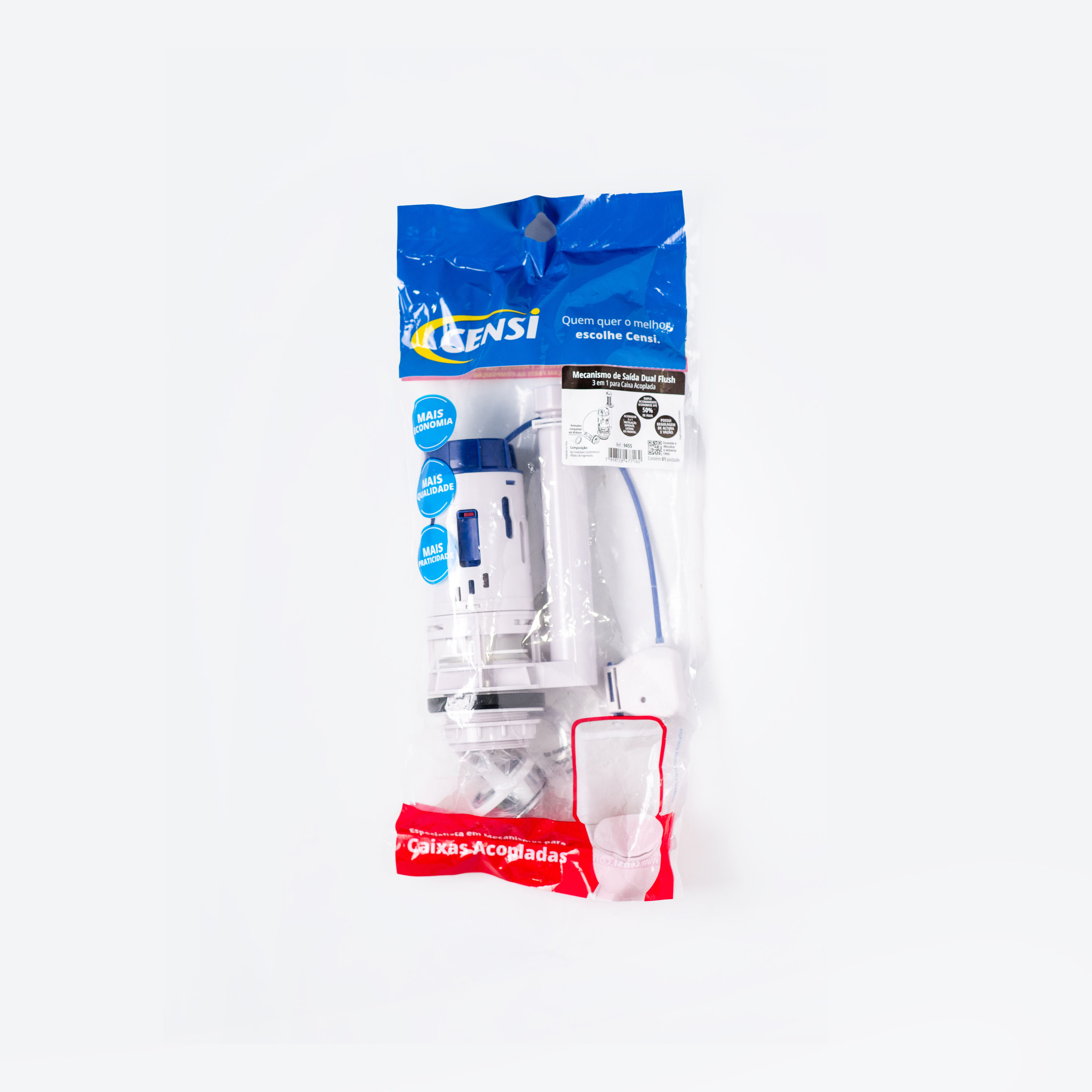 Mecanismo de saída Dual flush - CENSI