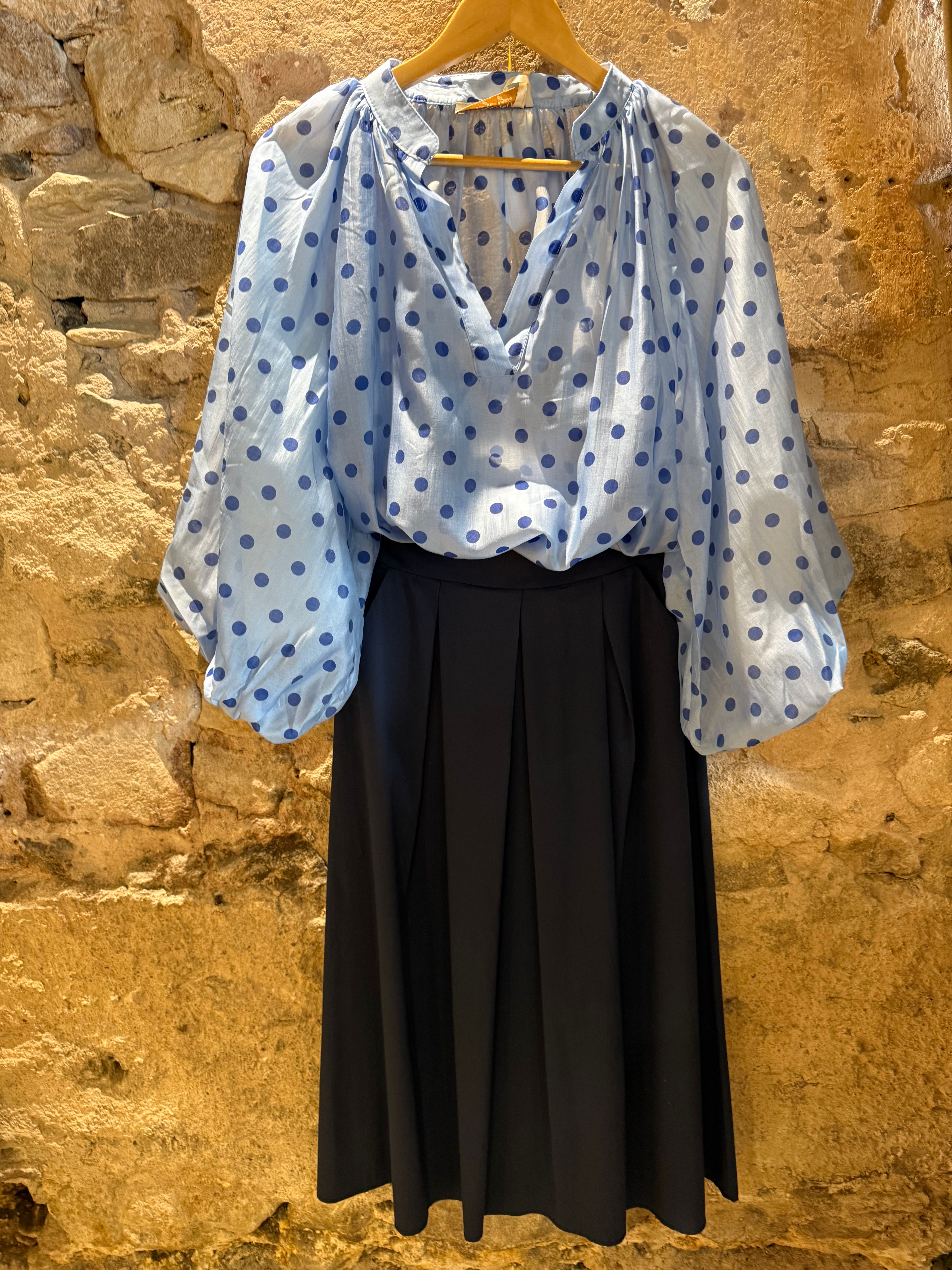Blouse pois 