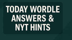 Wordle blog feature image showing a 5x6 puzzle grid with green and yellow tiles, and bold text overlay reading “Today Wordle Answers & NYT Hints – Daily Puzzle Guide” on a dark background.