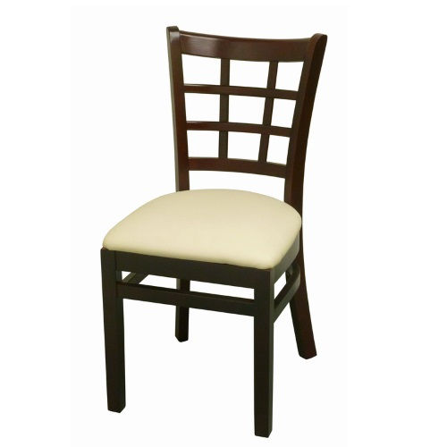 Custom Window Back Beechwood Chair