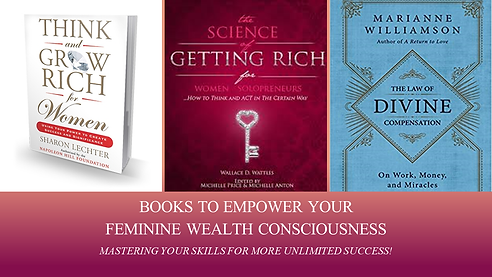 Books for Feminine Wealth Consciousness.