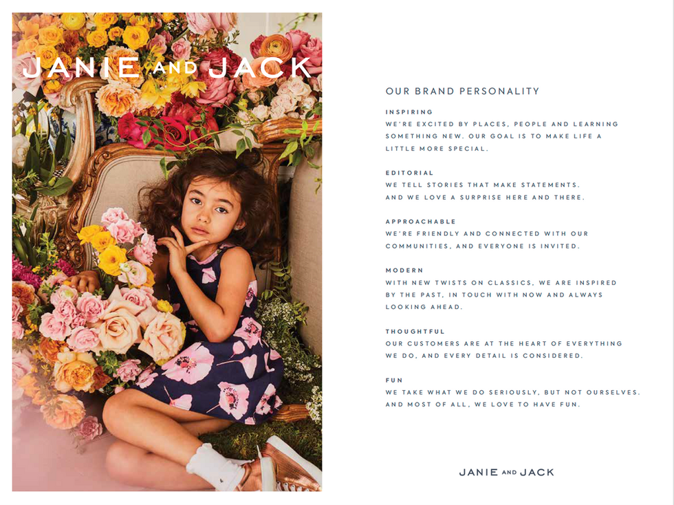 Janie and Jack Personality traits
