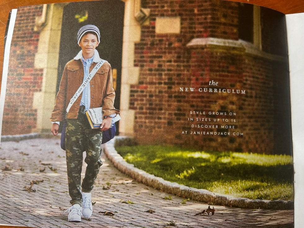 Fall 2021 direct mail tween page