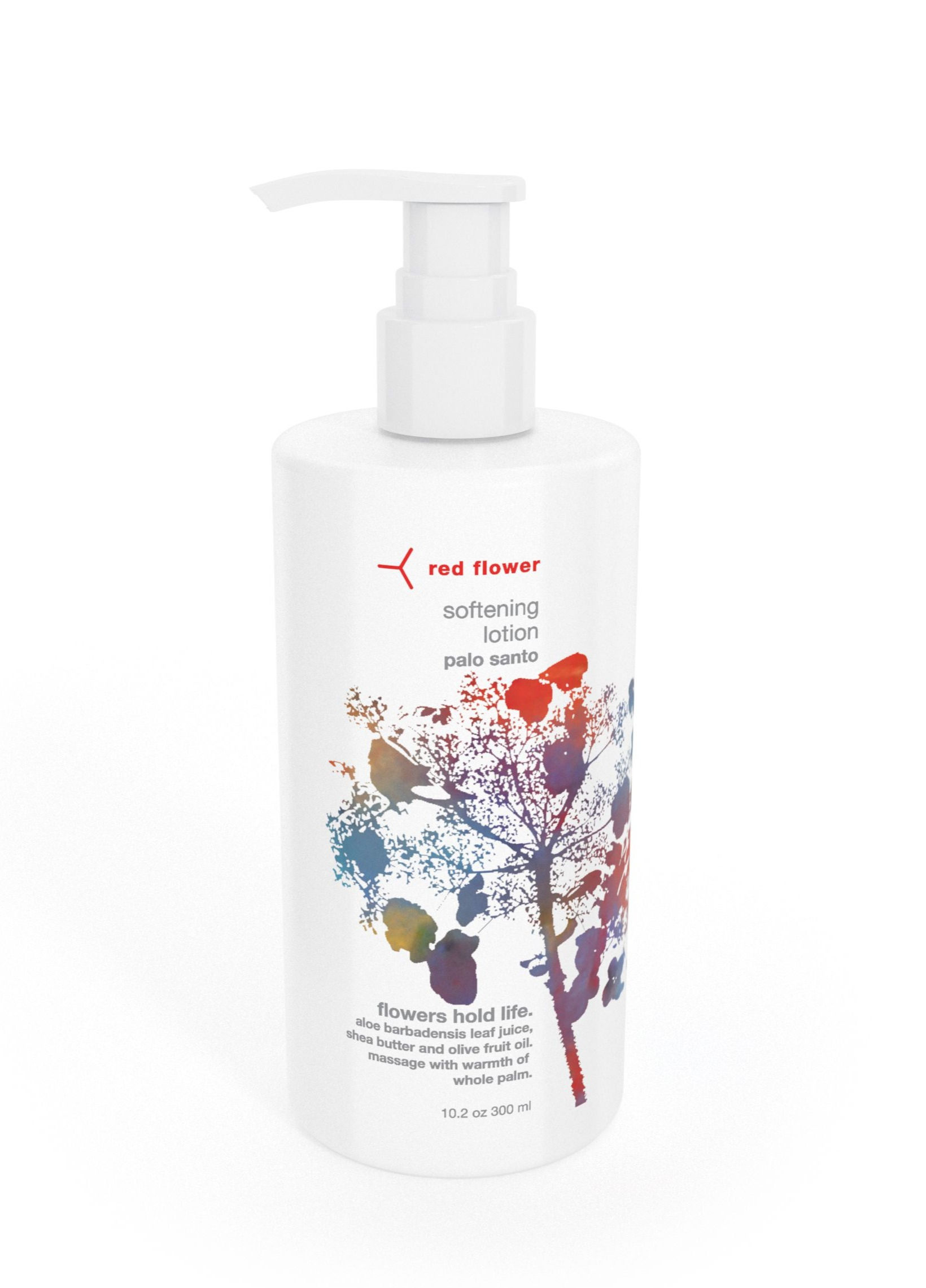 red flower palo santo softening lotion