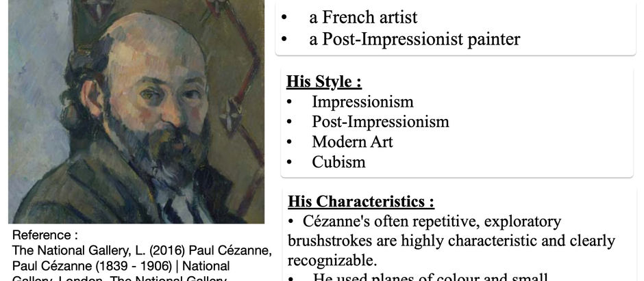 Week 15 : Research Journal - Paul Cézanne