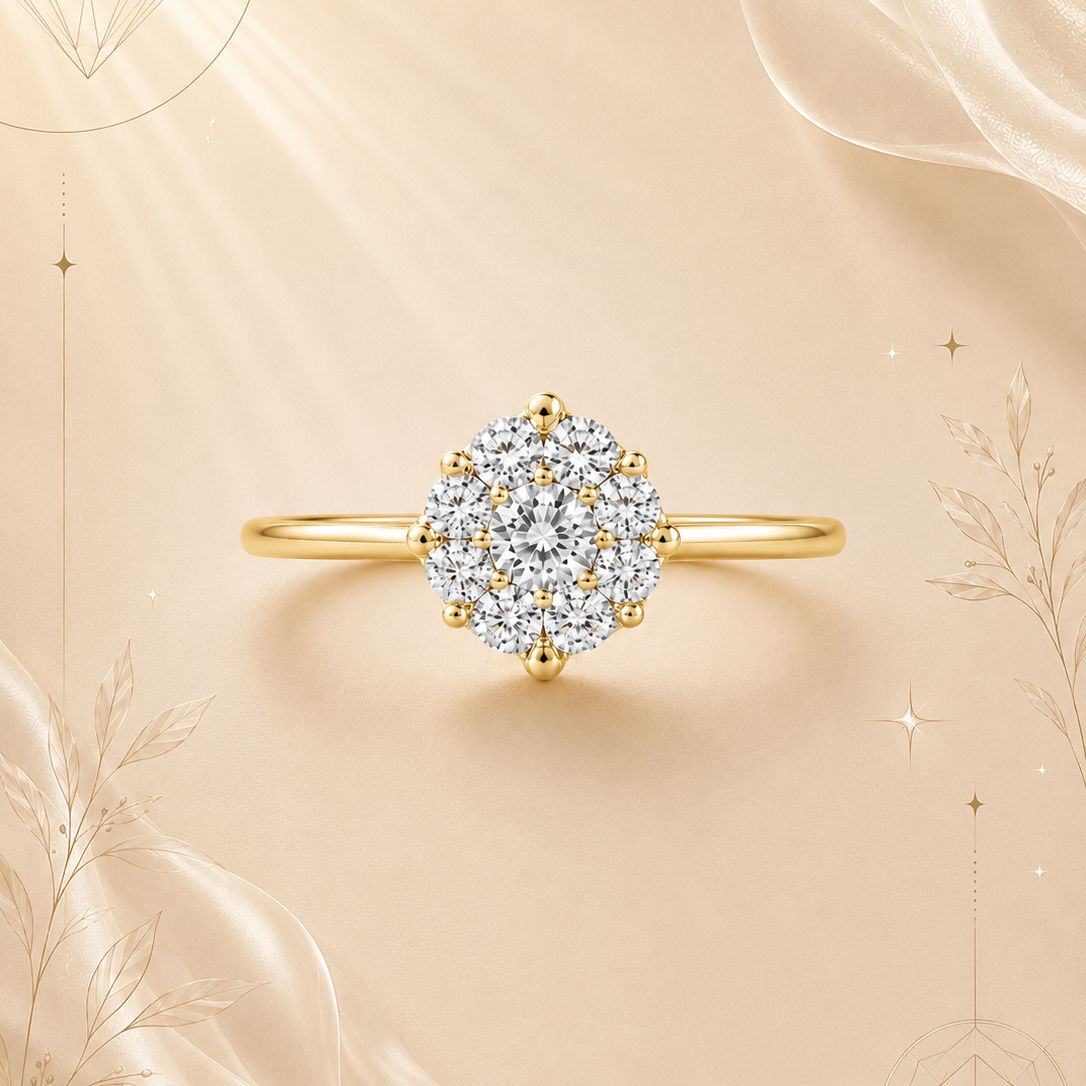 Elara Cluster Diamond Ring
