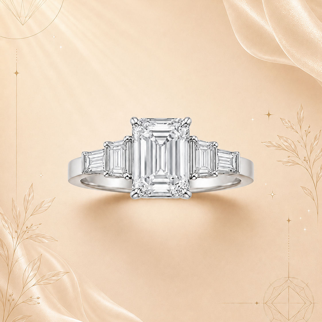 Emerald Palace Diamond Ring