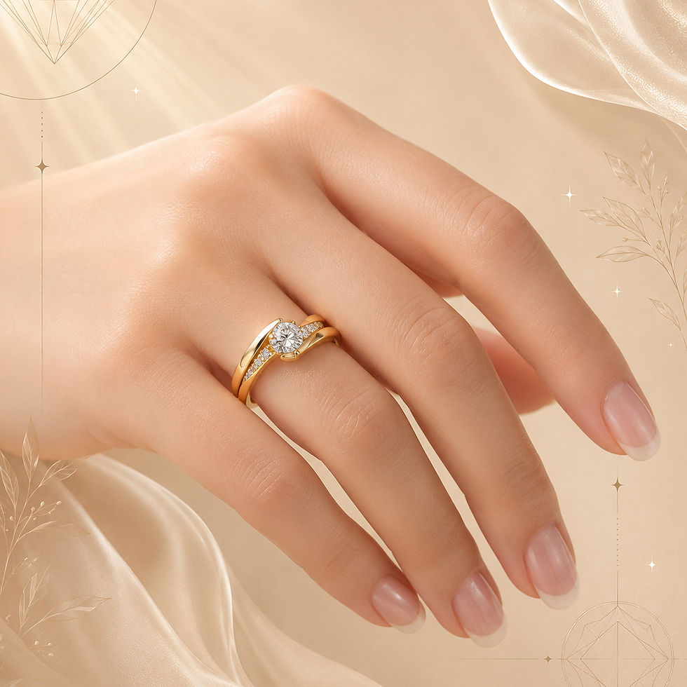 Thumbnail: Lorene Covergence Diamond Ring