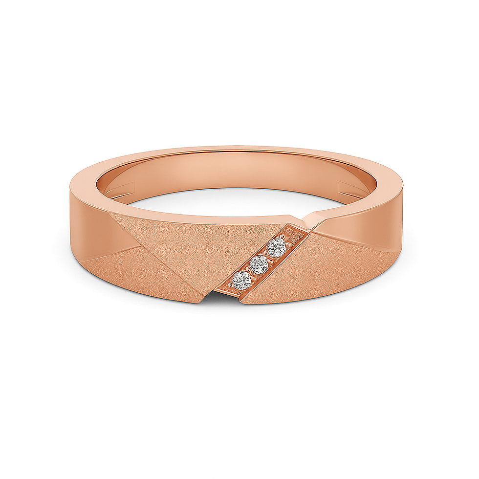 Thumbnail: Trinity Crestline Diamond Signature Ring