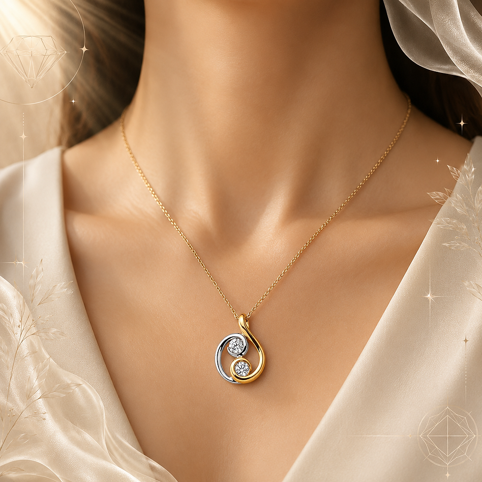 Thumbnail: Eternal Orbit Diamond Pendant
