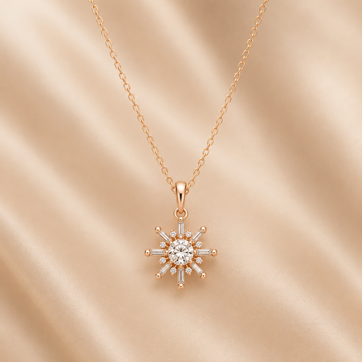 Star Grace Diamond Pendant