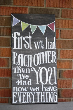 CHALKBOARD SIGN