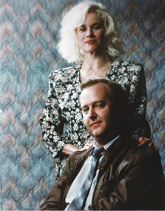 With Barbara Hershey in the CBS Miniseries "Stay the Night"