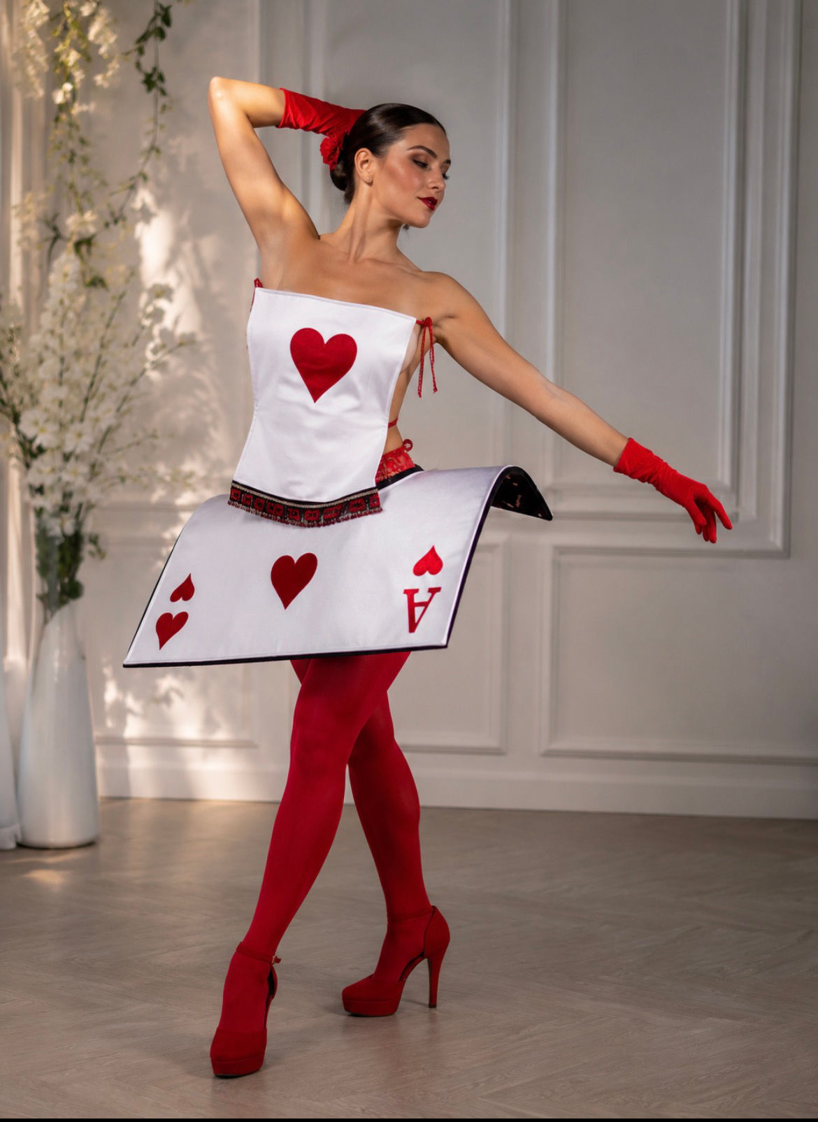 Playing Card Showgirl Costume
