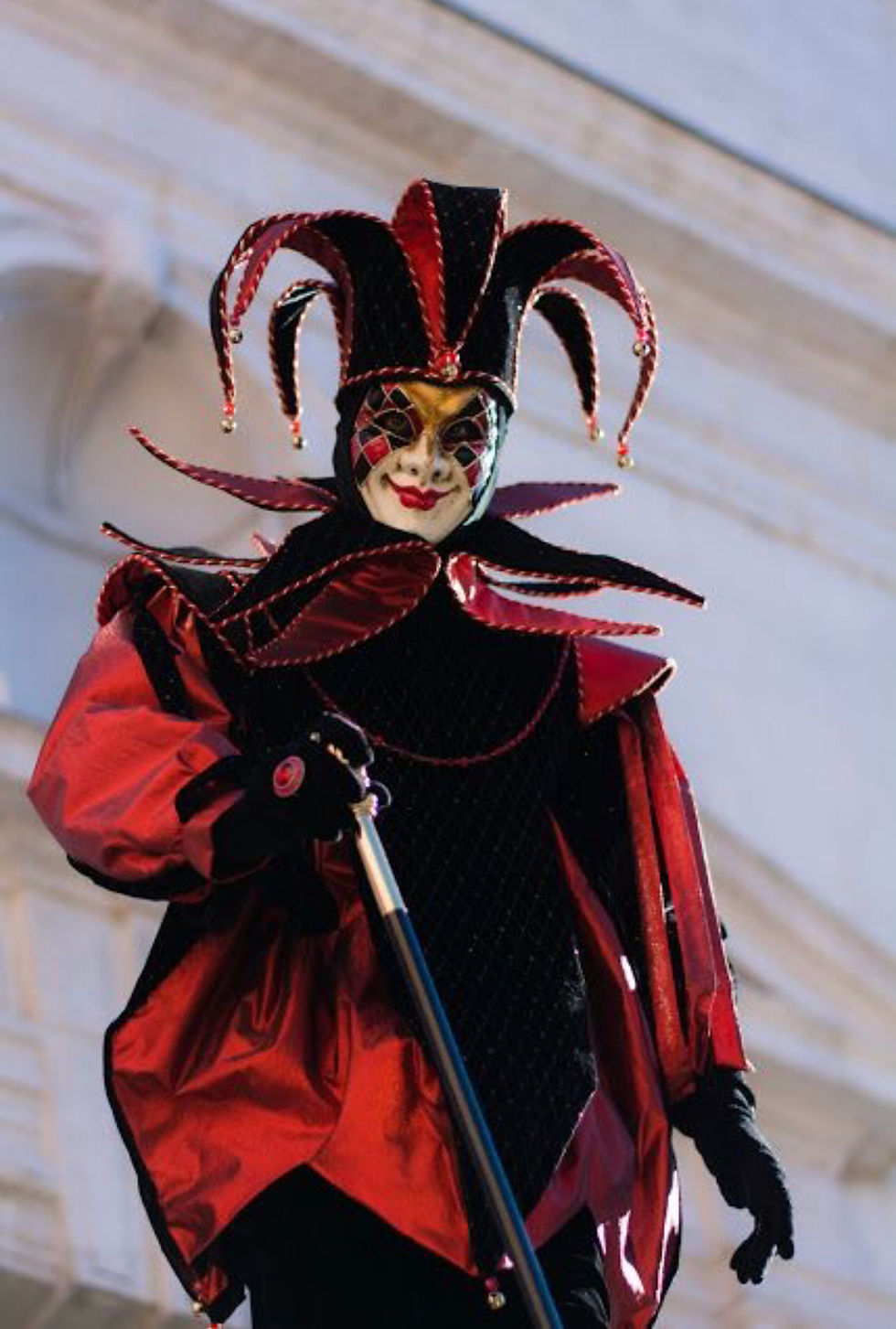 Thumbnail: Jester costume. Venice Carnival Circus Costume