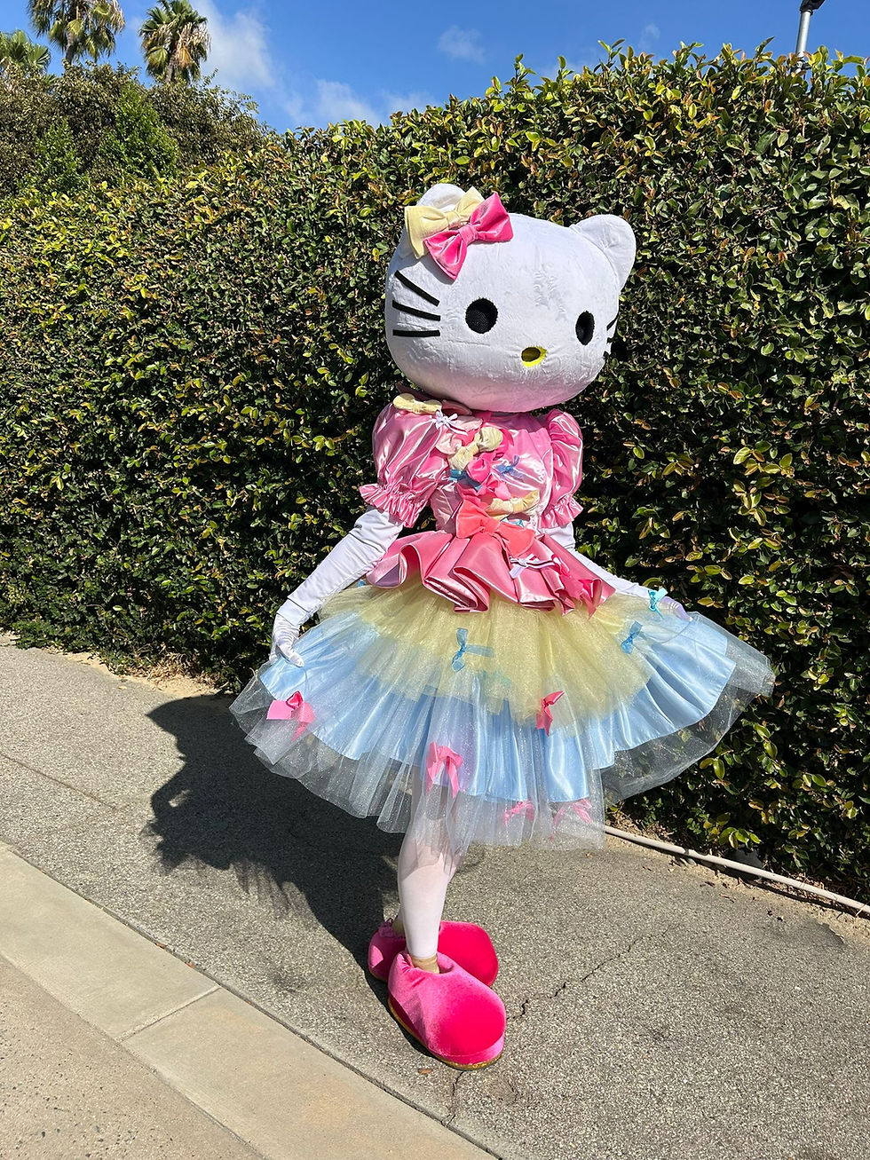 Thumbnail: Hello Kitty mascot adaptation costume. Rainbow Dress. Rent.