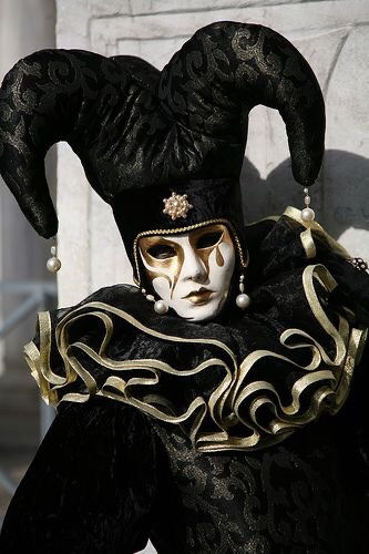 Thumbnail: Jester costume. Venice Carnival Circus Costume