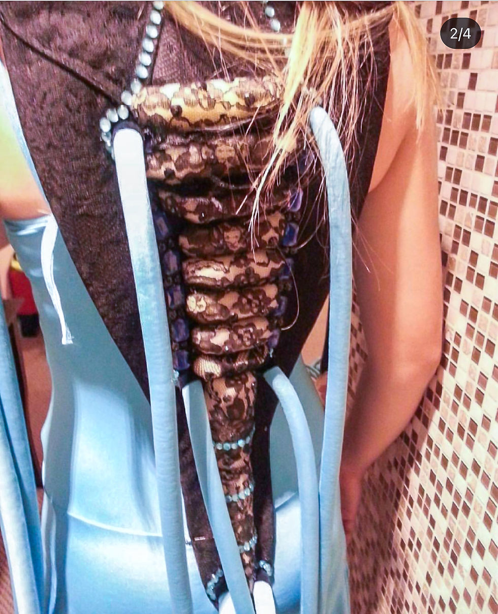 Miniatura: Diva Plavalaguna - short dress. Fifth element. Cosplay.Halloween.