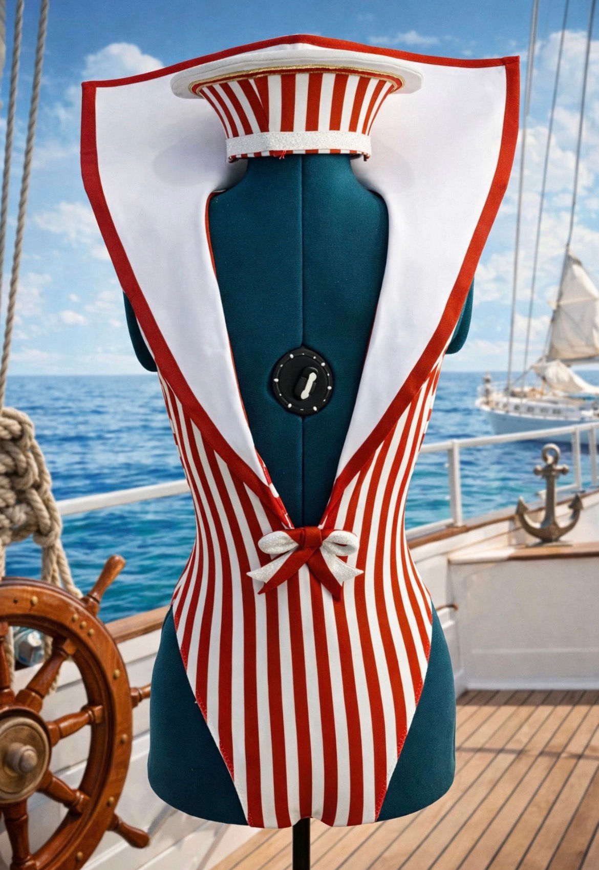 Sailor  Go-Go Costume for Dancers, Stage Performances & Themed Events