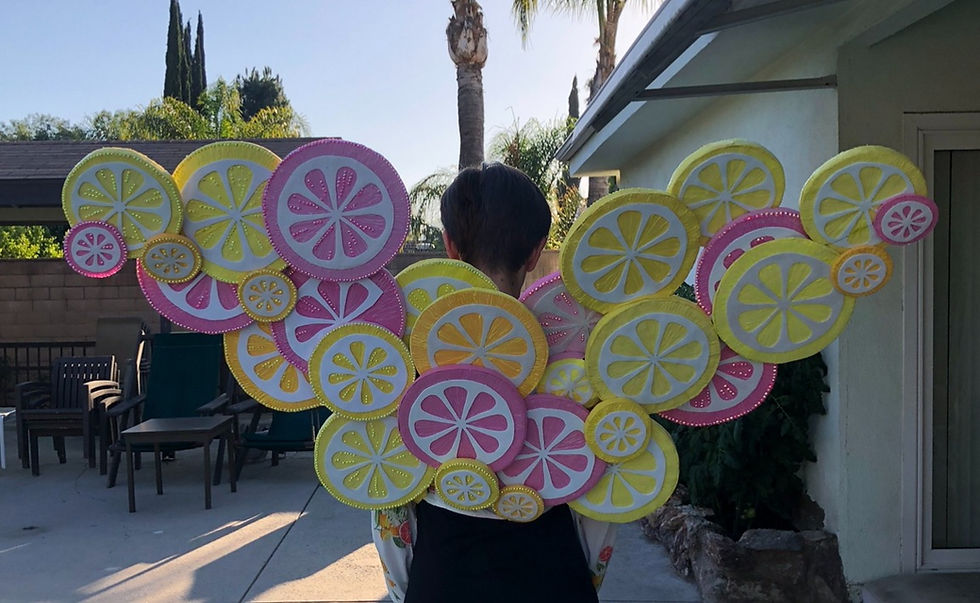Miniaturbild: Cool Lemonade costume. Lemon Wings. Pool Party. Gogo. Rent. Sale.