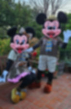 Minnie and Mickey Mouse Safari adaptation mascot costumes