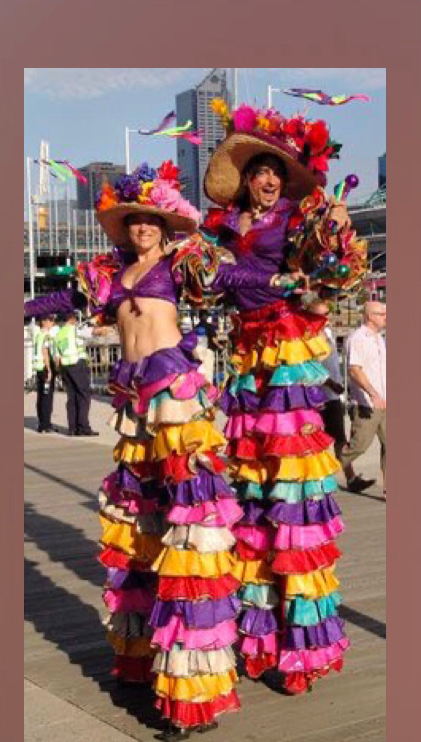 Mardi Gras, Cuban carnival WOMAN costume