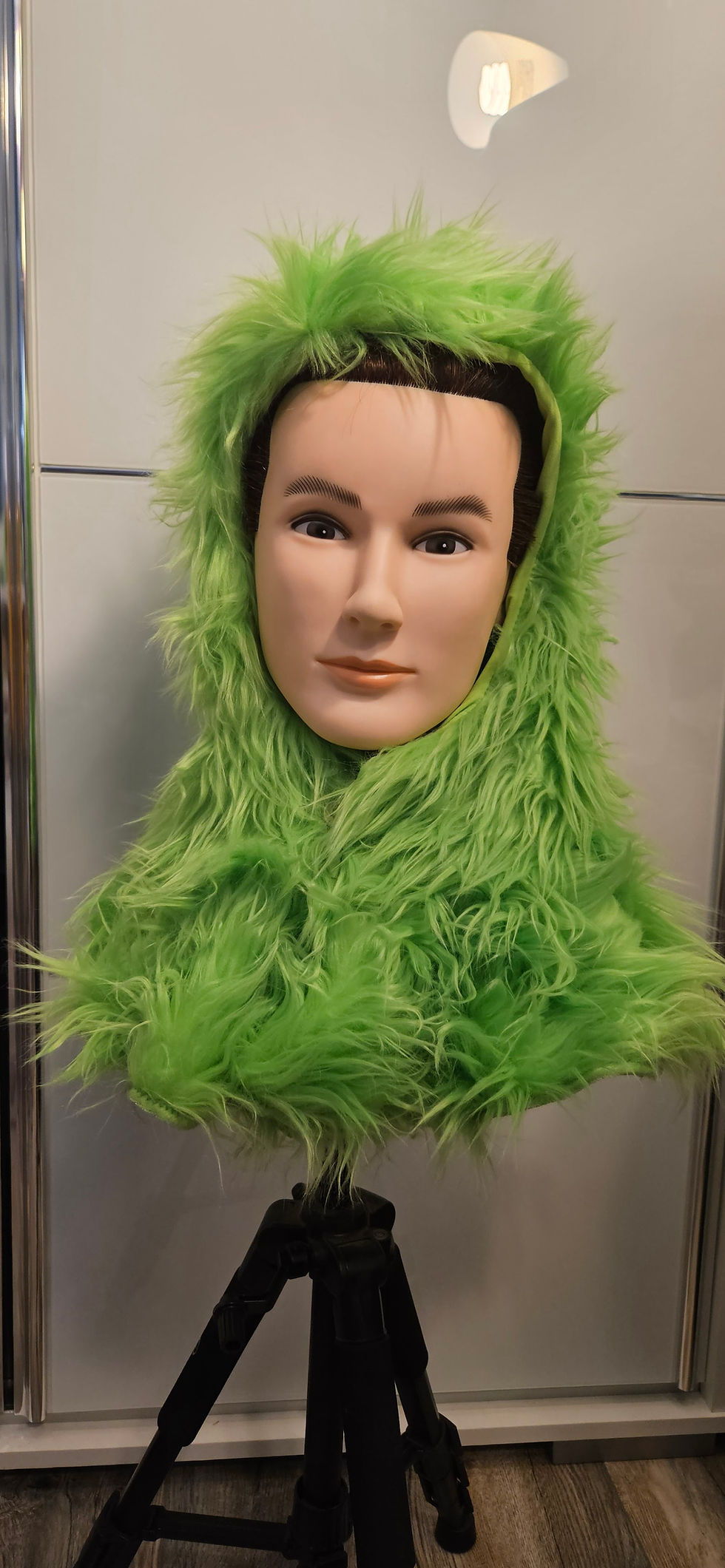 Thumbnail: RENT Grinch in Santa Outfit. Christmas costume. Halloween. Cosplay.