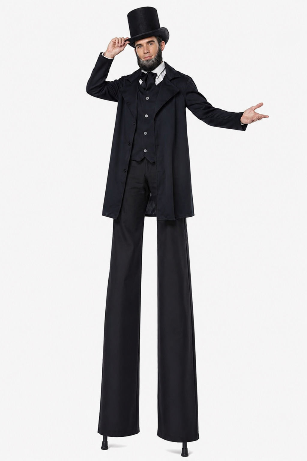 Abraham Lincoln Stilt Walker Costume