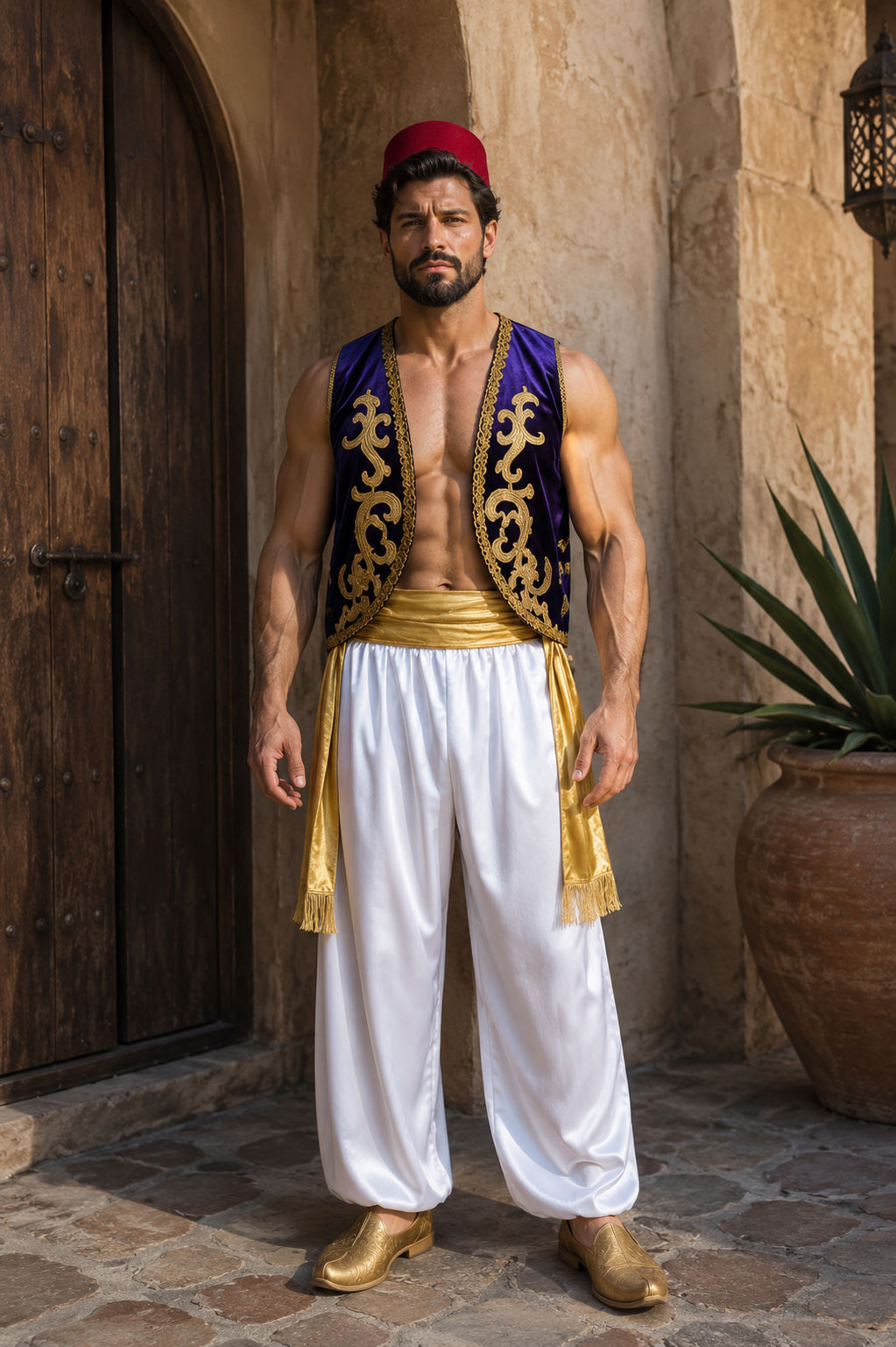 Prince Ali Costume – Arabian Prince Outfit – Aladdin Inspired Party Costume
