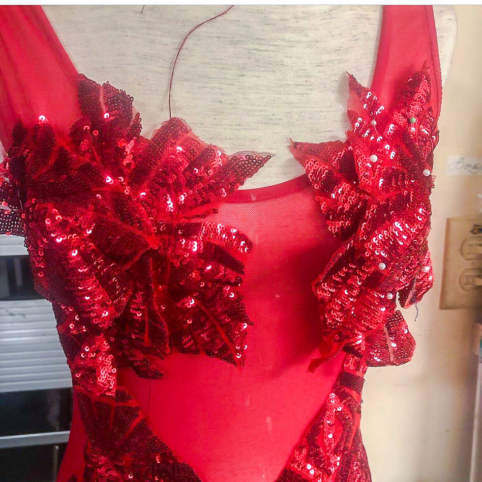 Miniaturbild: Rental. Red Valentine's Day costume. Costume for show. Dance costume. Hostesses