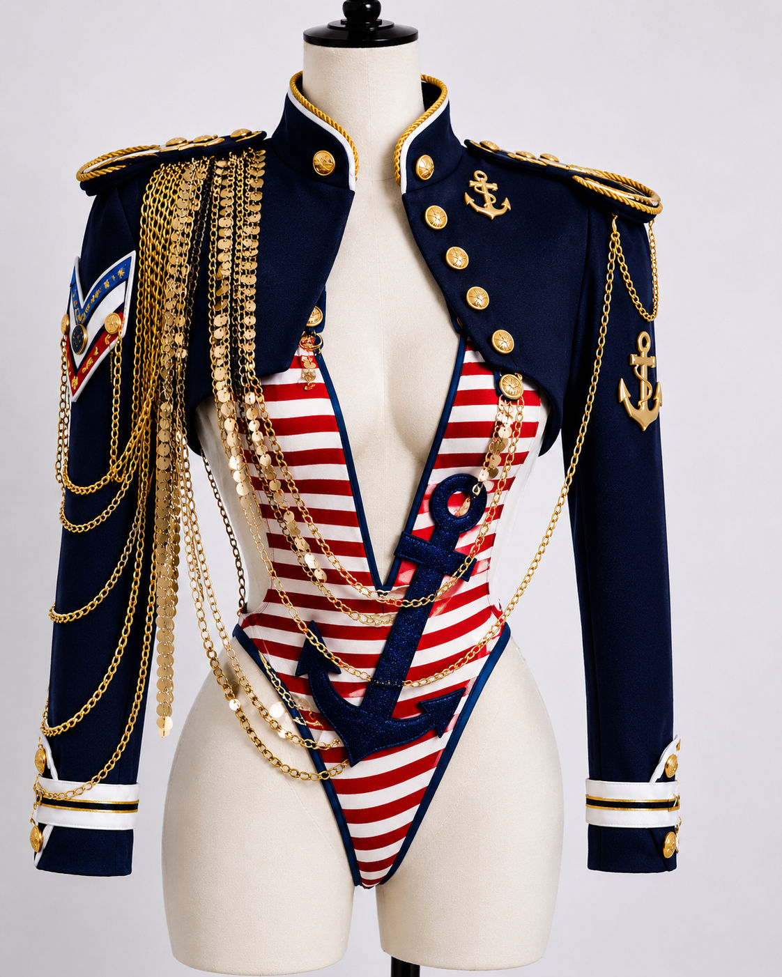Sailor Showgirl Costume. Go Go costume