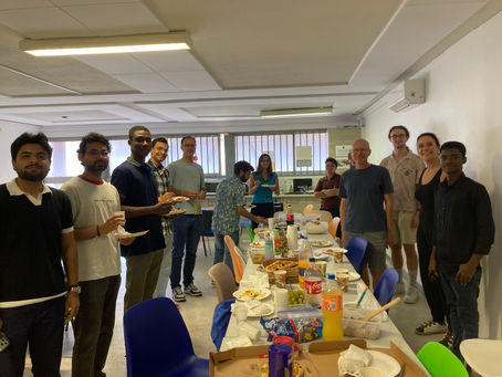 Welcome lunch with NQS group members!