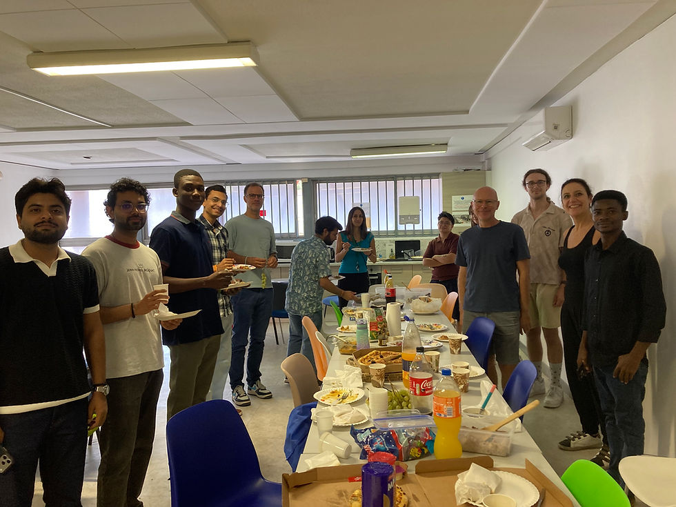 Welcome lunch with NQS group members!