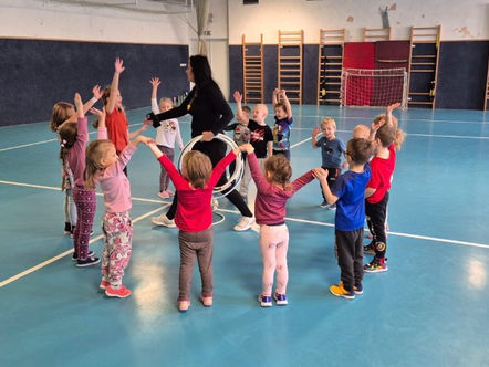 Třída Sluníčko - V tělocvičně