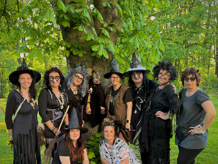 Čarodějnické odpoledne na zahradě MŠ