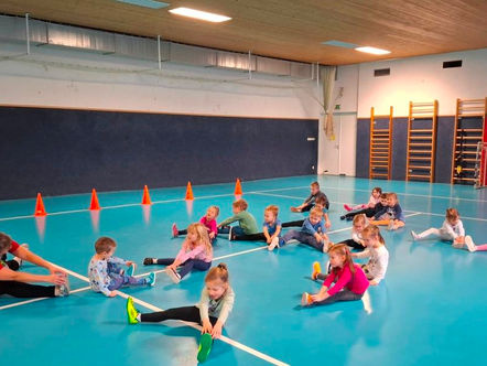 Třída Motýlek - Cvičíme