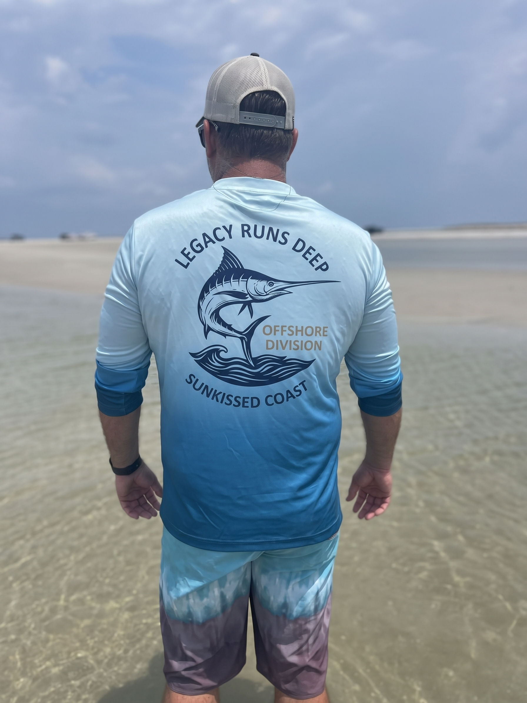 Sunkissed Coast Legacy Runs Deep long sleeve performance shirt