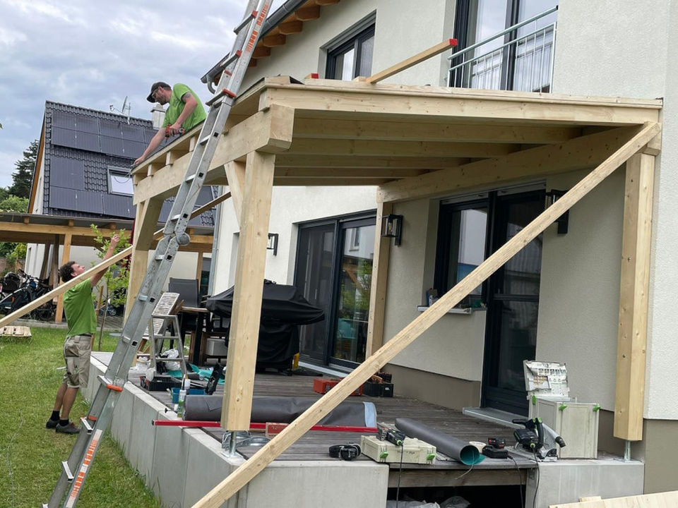 Carport aus Holz