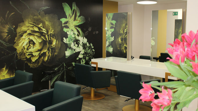 moderner Friseursalon in Wertingen