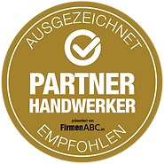 ausgezeichnet und empfohlen von FirmenABC als PARTNERHANDWERKER